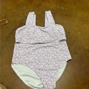 Floral Purple women’s two piece swimsuit